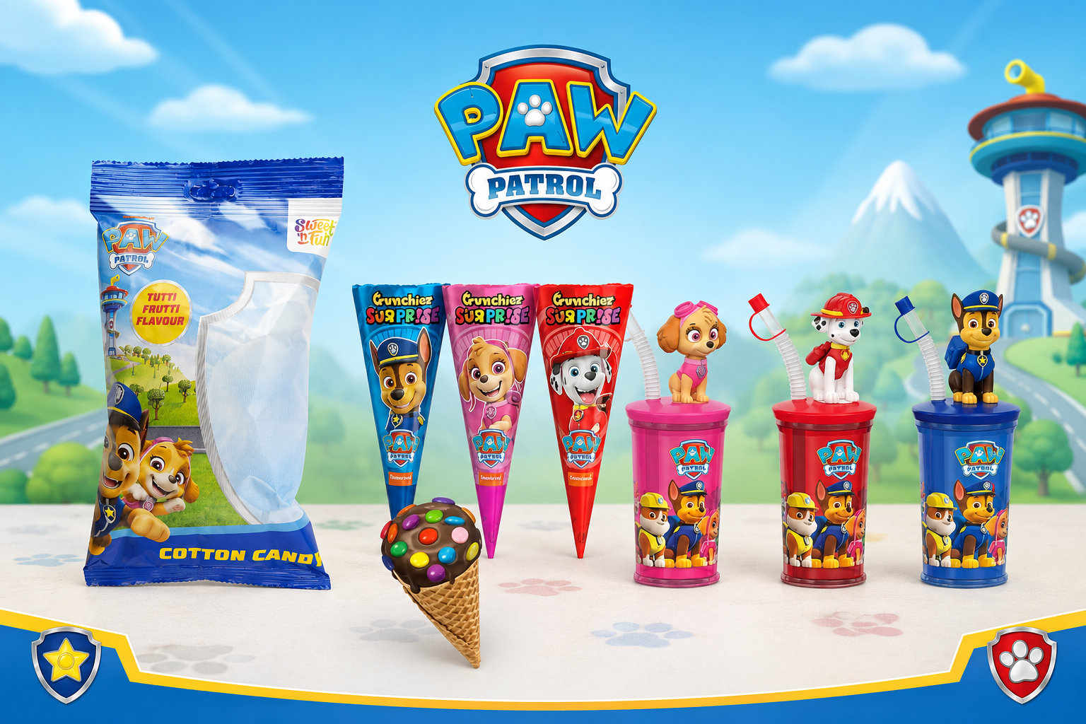 Paw Patrol Godteri & Snacks