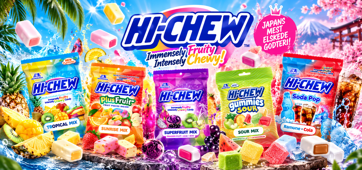 HI-CHEW – Japansk Godteri med Intense Smaker