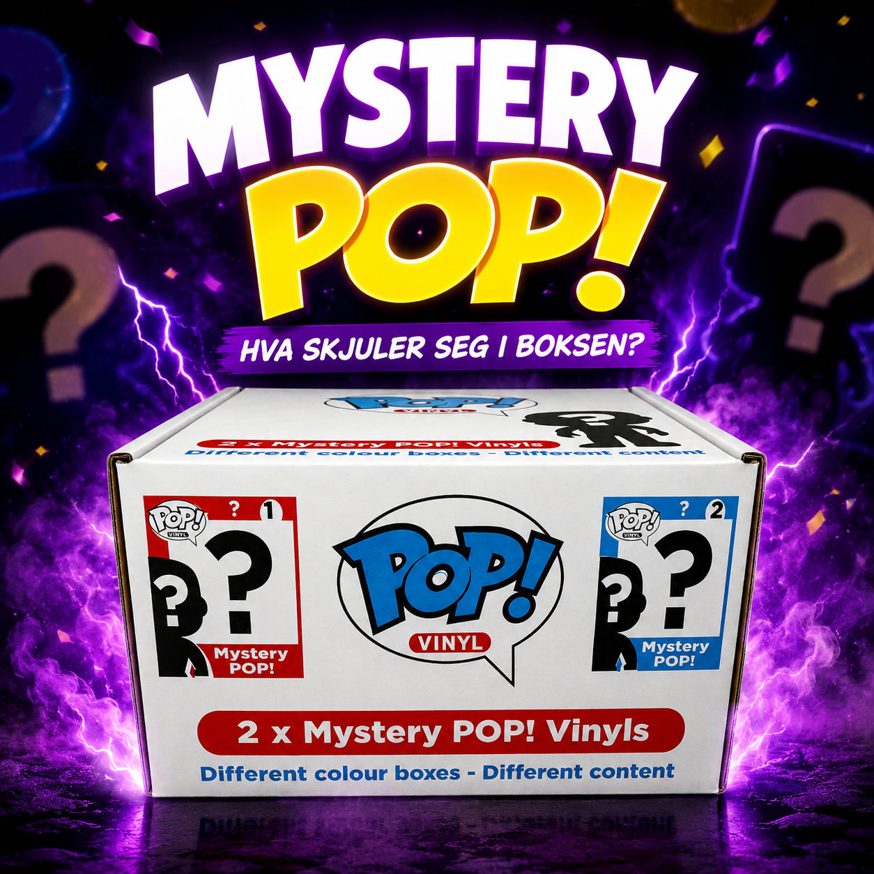 Mystery POP! Vinyls 2-pk – 2 overraskelsesfigurer