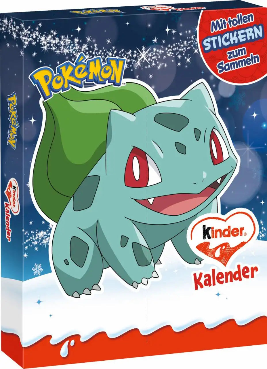 Kinder Pokémon Advent Calendar 198g – Julekalender