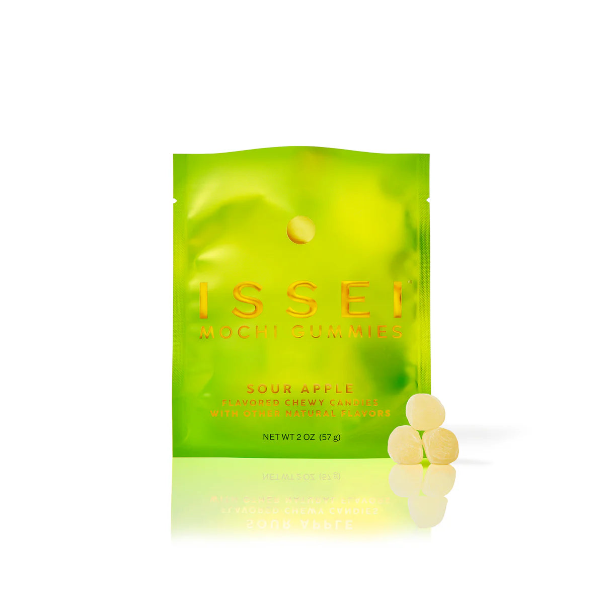ISSEI Mochi Gummies Sour Apple 57g
