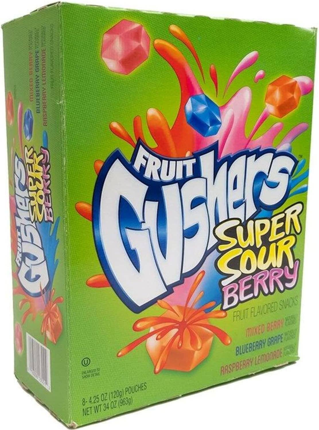 Gusher Super Sour Pouches 120g