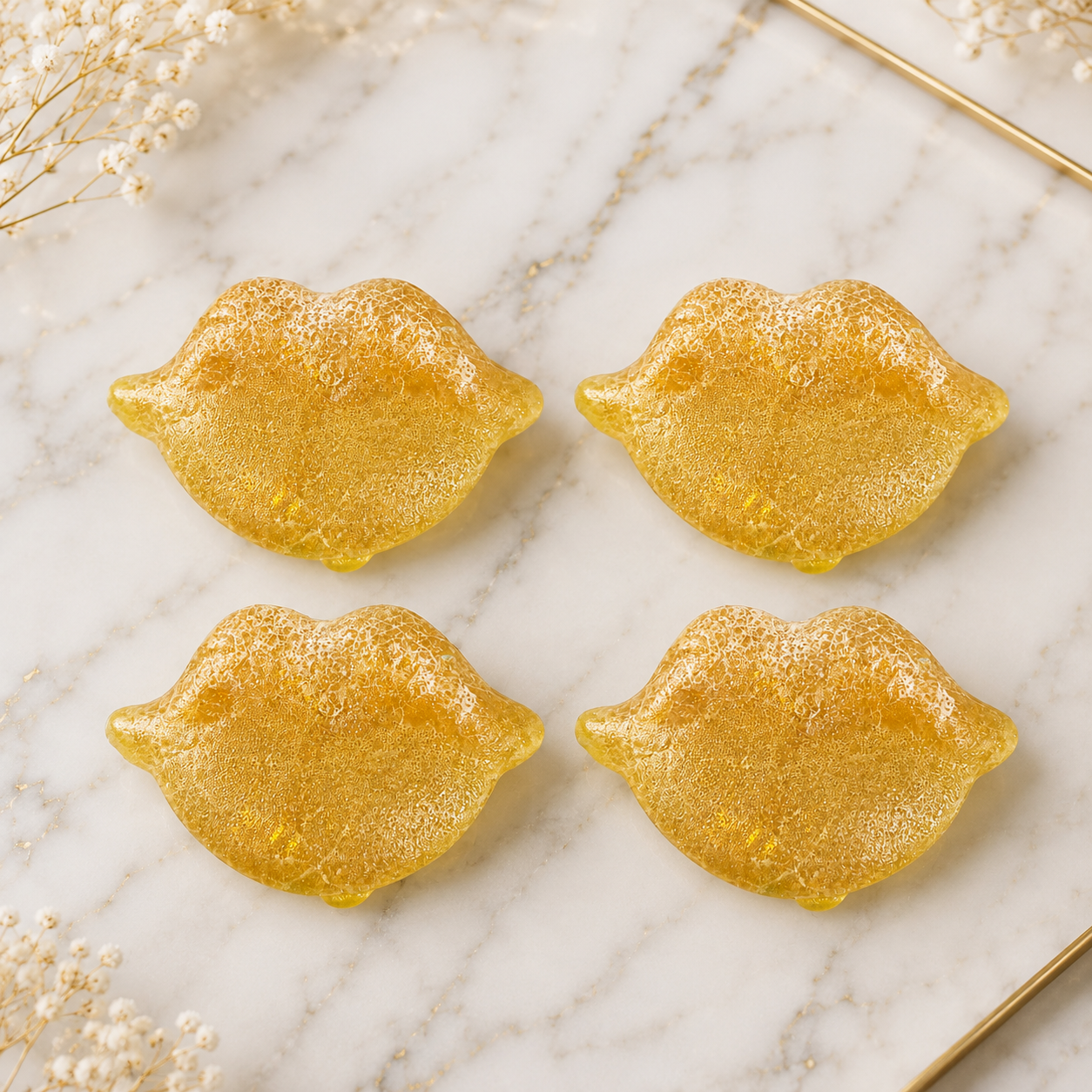 Citrine Lips Crystal Candy Premium