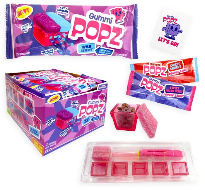Gummi Popz Wild Berry Gummy Popping Candy Kits 51g