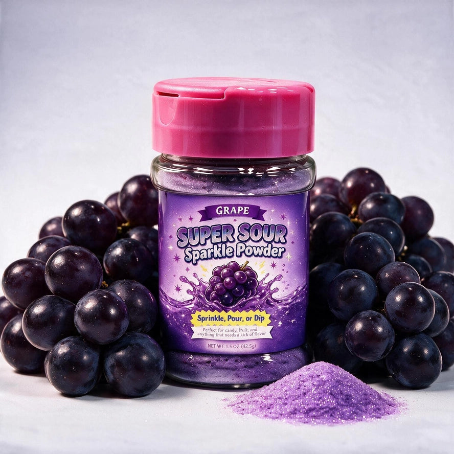 Crystal Candy Super Sour Sparkle Powder – Grape