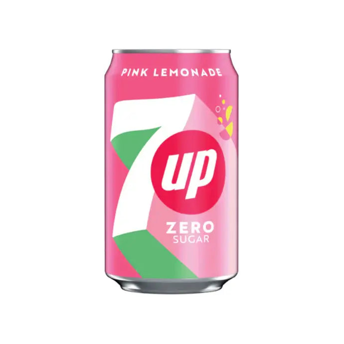 7-UP Pink Lemonade Zero Sugar 355ml