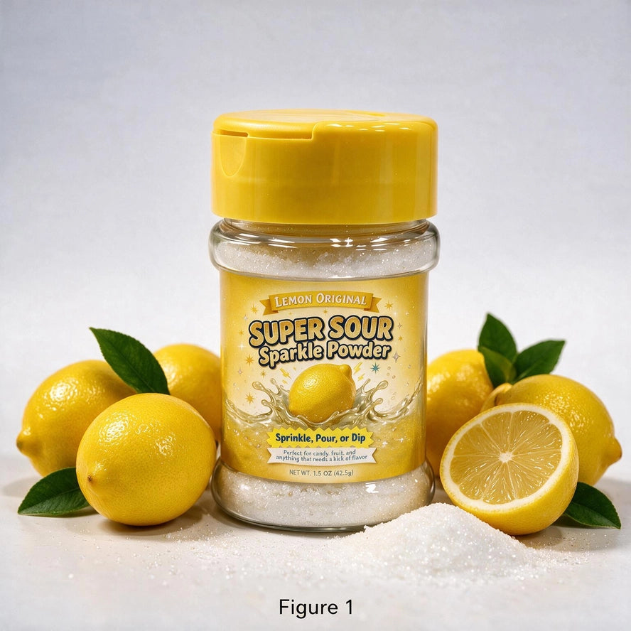 Crystal Candy Super Sour Sparkle Powder – Lemon