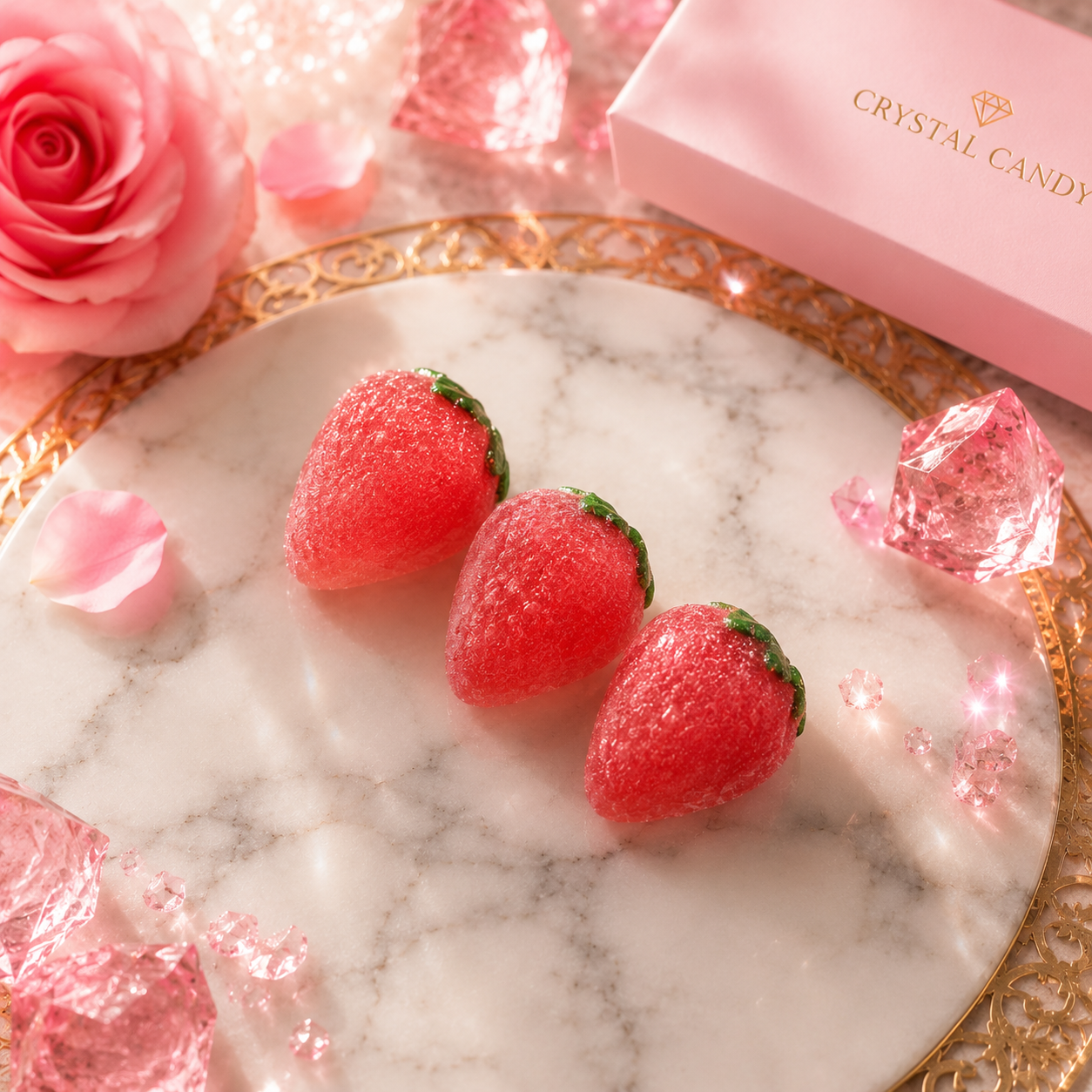 Crystal Candy – Harvest Strawberries (Kohakutou) 3 stk