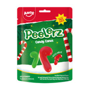 AMOS Peelerz Gummy Christmas Canes Apple & Strawberry 65g