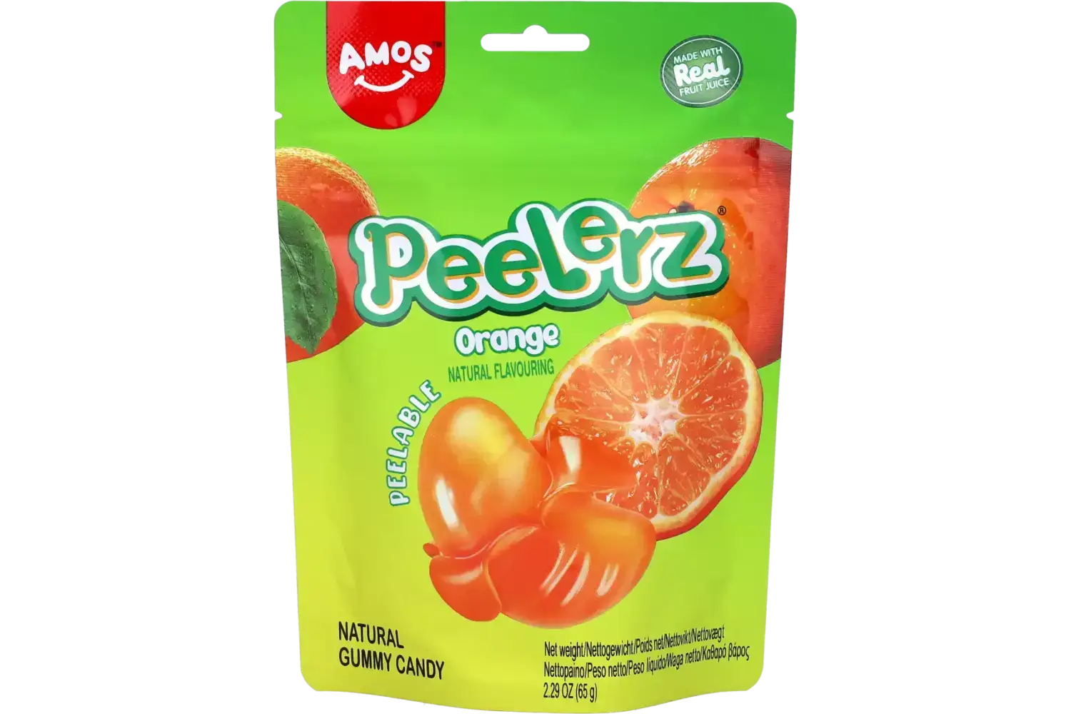 AMOS Peelerz Gummy Orange 65g