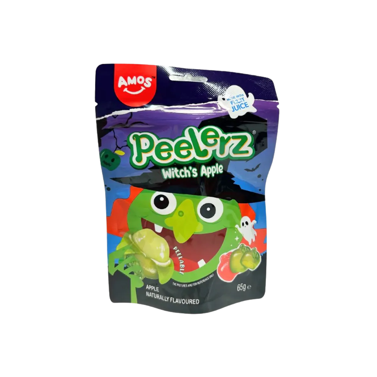 AMOS Peelerz Gummy Witch Apple 65g