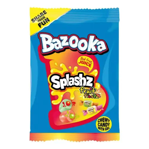 BAZOOKA Splashz Fruit Fiesta Bag 120g