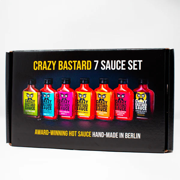 Crazy Bastard 7 Sauce Set