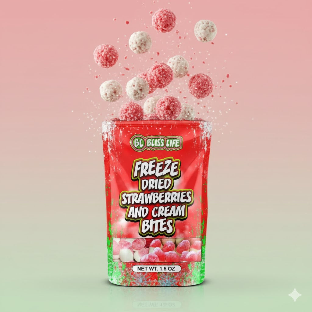 Bliss Life Freeze Dried Strawberries & Cream 43g