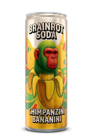 Brainrot Soda Chimpanzini Bananini 250ml