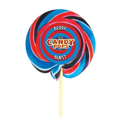 Candy Pops Berry Burst Large Wheel Lollies 75g