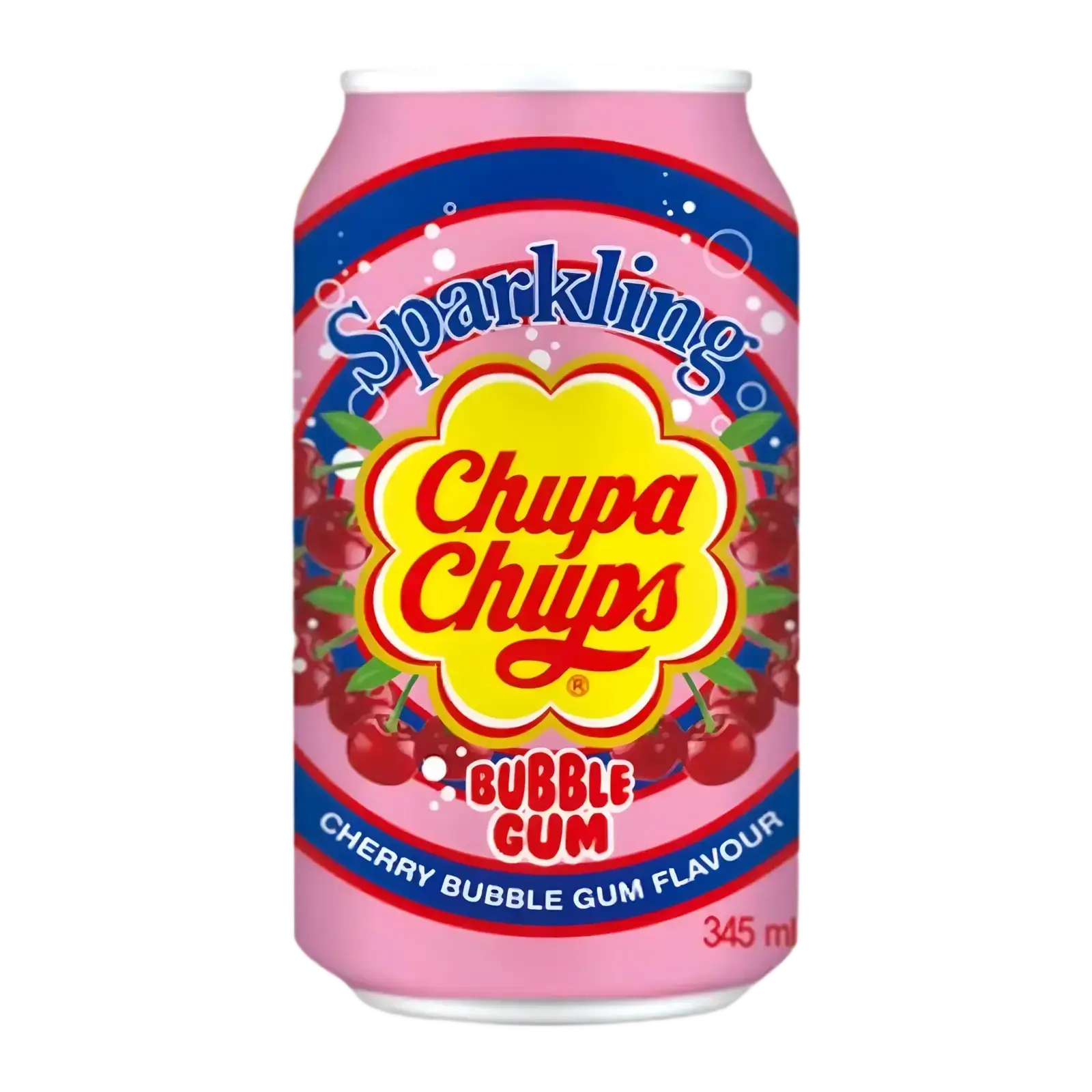 CHUPA CHUPS Sparkling Cherry Bubble Gum Flavour 345ml