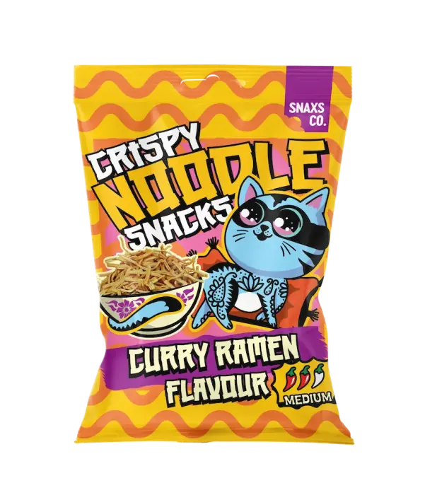 Crispy Noodle Curry Ramen Snack 60g