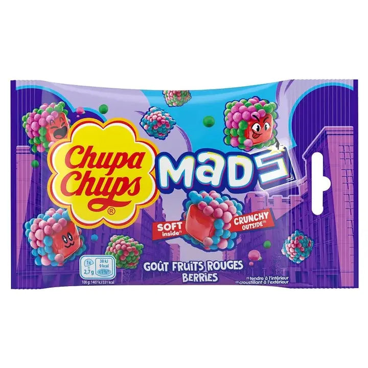 Chupa Chups Mads Berry Cube Cluster 45 g