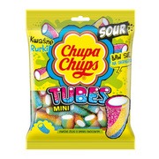 Chupa Chups Mini Sour Tubes Bag 120 g
