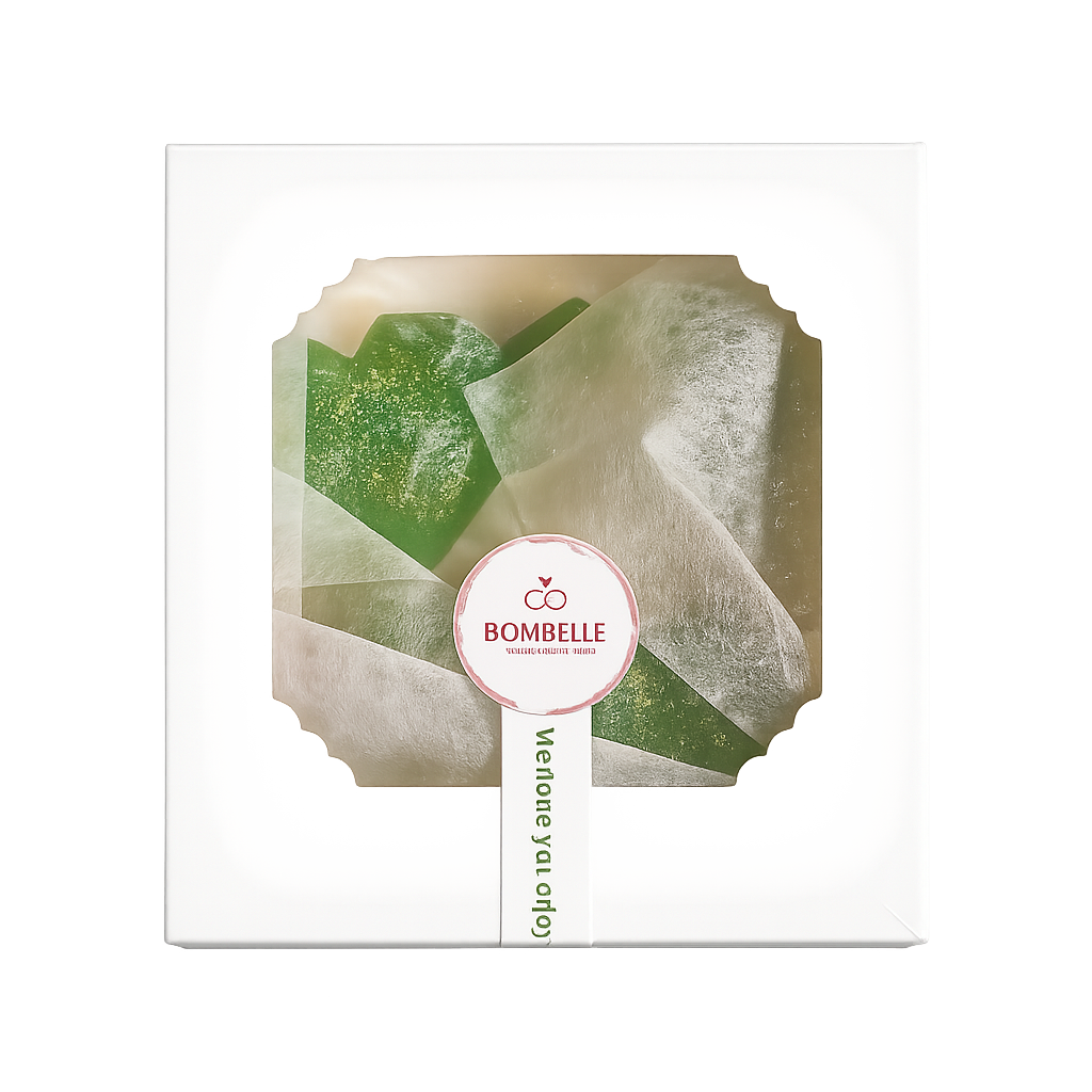Emerald Heart Crystal Candy Premium Green Heart Gift Box