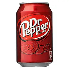 Dr Pepper 330ml – original brus med 23 unike smaker og ikonisk aroma.