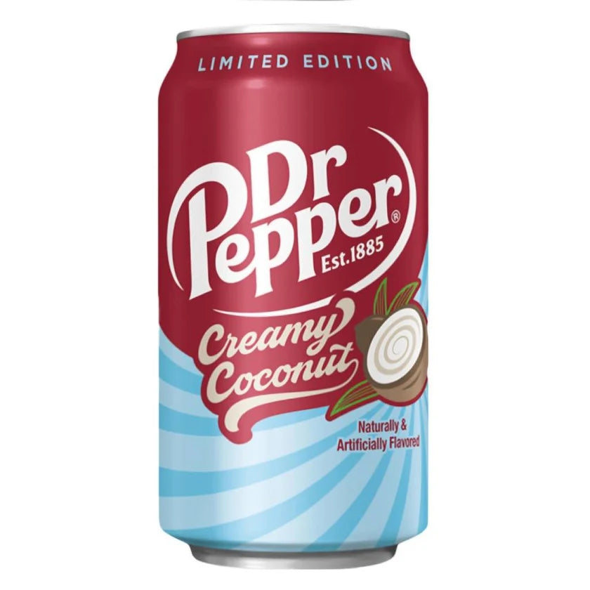 Dr Pepper Creamy Coconut 355ml  Limited Edition