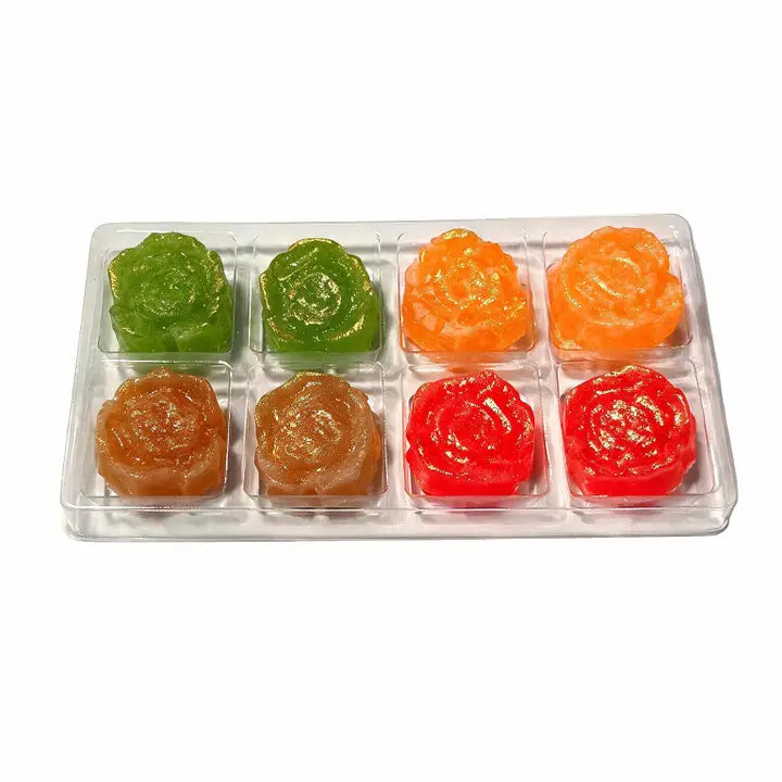 Japanese Crystal Candy Fall Harvest Rose Treat Box