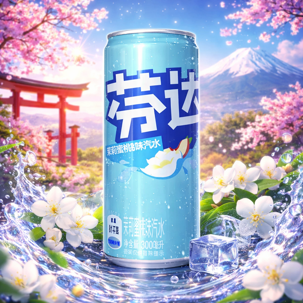 FANTA Jasmine Peach Slim Can (CHI) 330ml