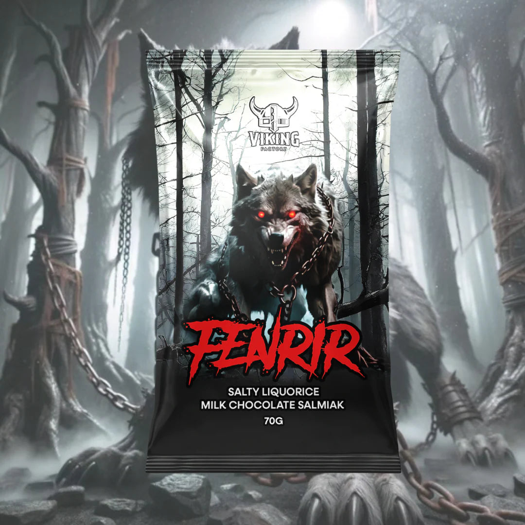 Fenrir Lakris Melkesjokolade Salmiak 70 g