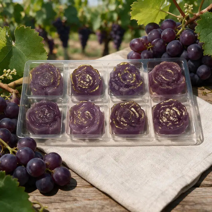 Japanese Crystal Candy Grape Rose Treat Box