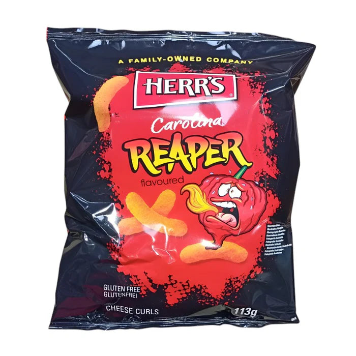 Herr’s Carolina Reaper Cheese Curls 113 g
