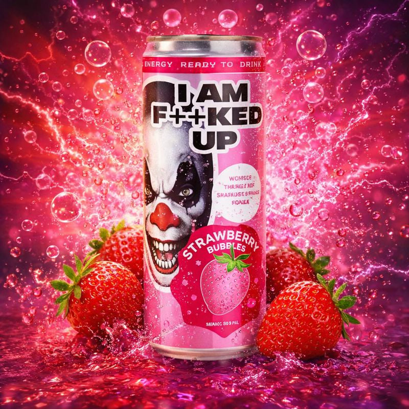 I Am Fucked Up Strawberry Bubbles 330 ml