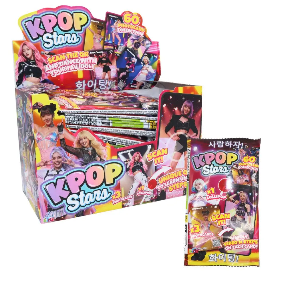 K-POP Stars Lollipop & Photocards 24g