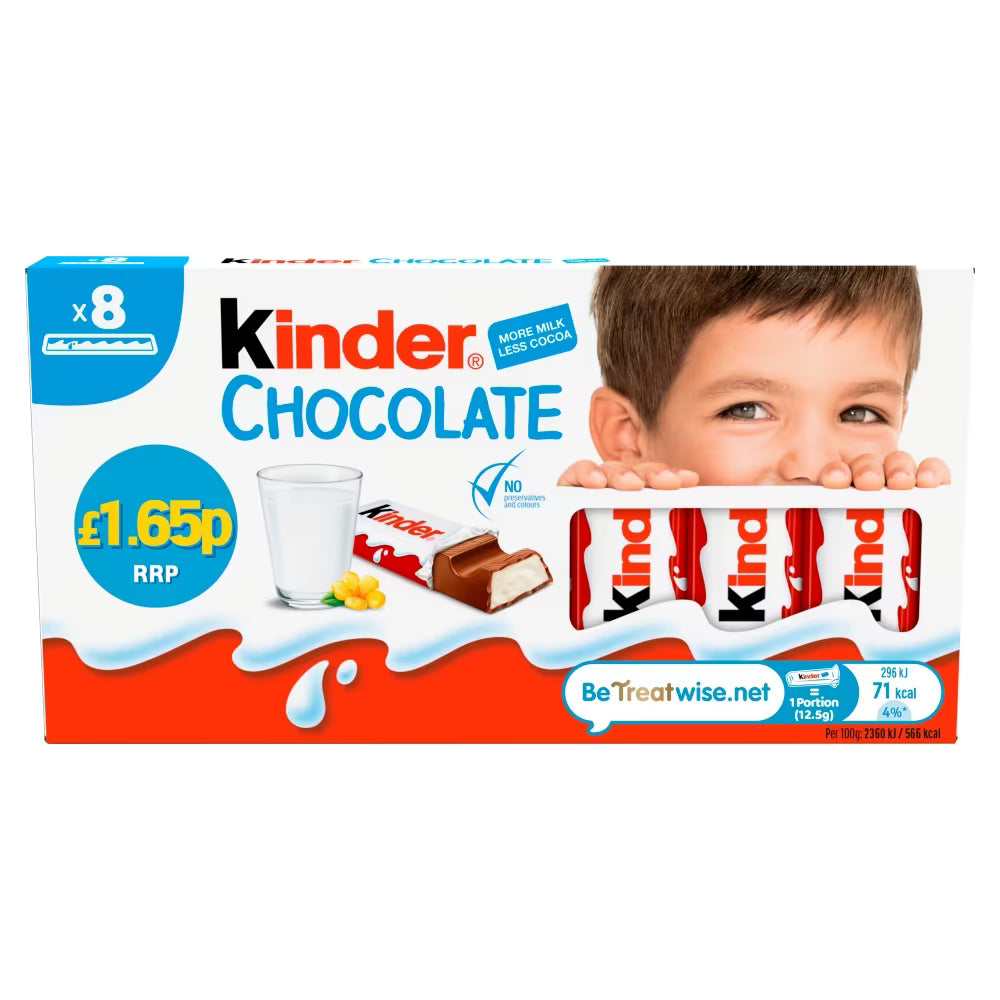 Kinder Choc 8-Pack 100g