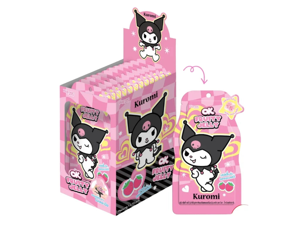 Kuromi Strawberry Fruity Jelly with Nata de Coco 65g