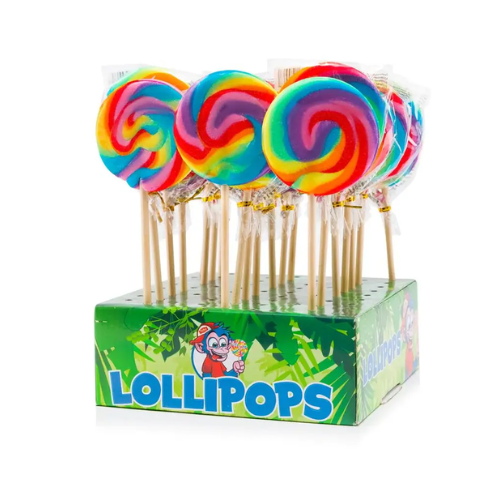 Lollipops Spiral Pop Rainbow 80g