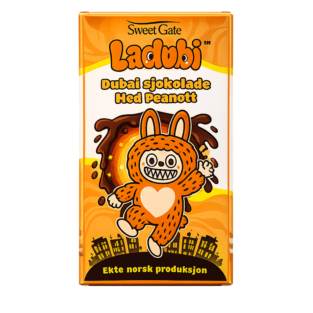 Ladubi Dubai Sjokolade Med Peanøtt 110 g