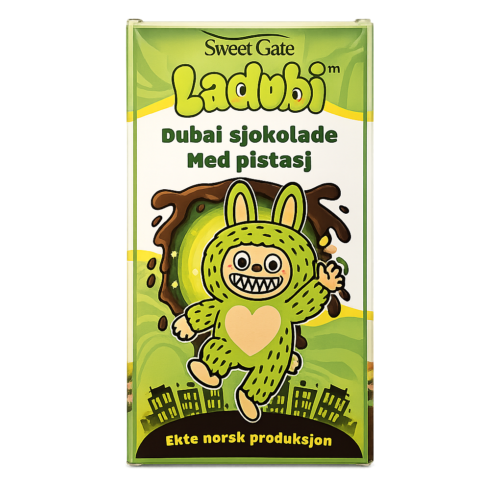 Ladubi Dubai sjokolade Pistasj 110g