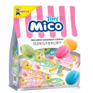 Mico Mixed Macaron Sandwich Cookies 118g