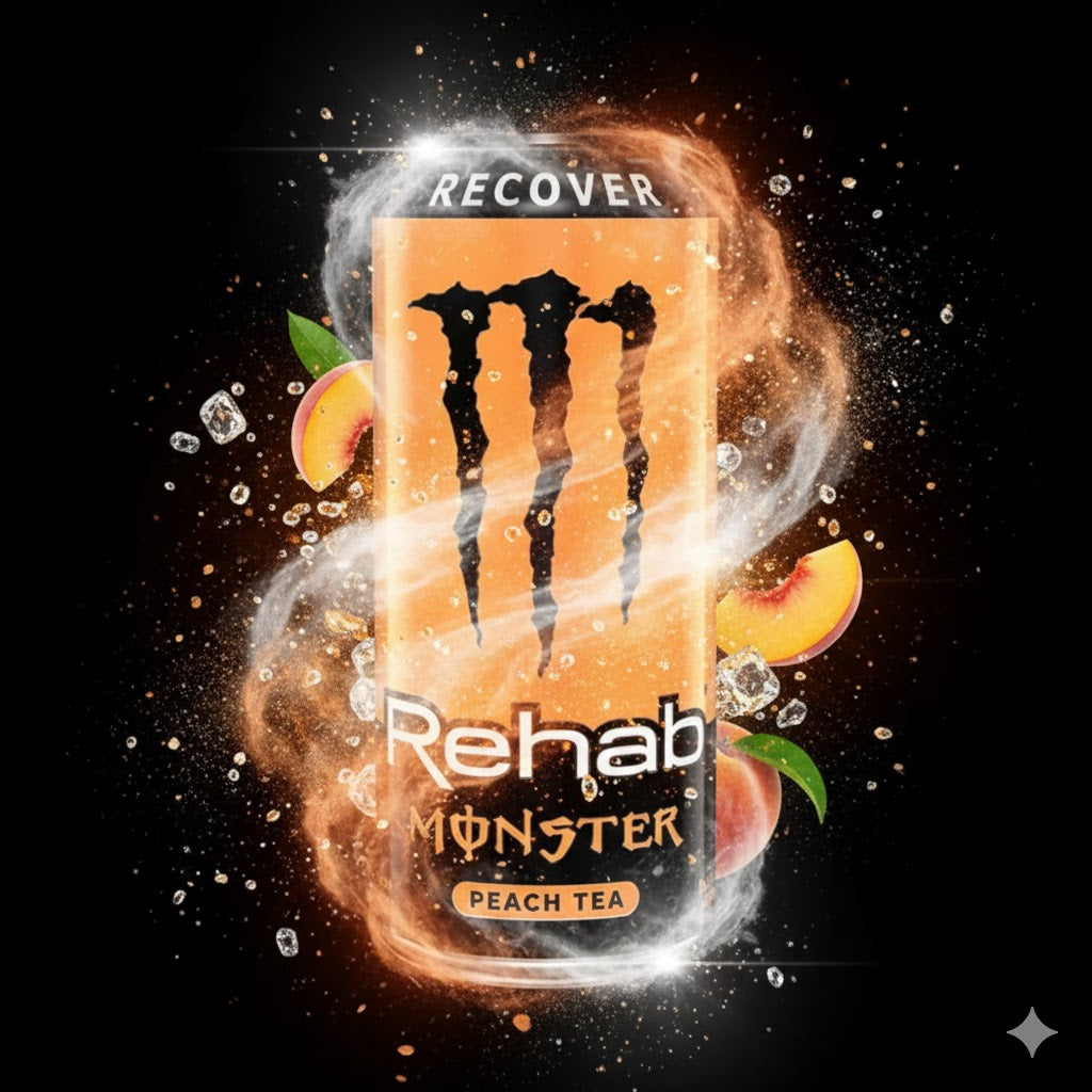 Monster Energy Rehab Peach 500ml