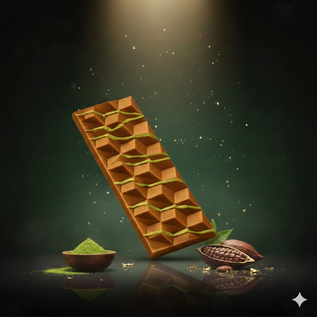 Melkesjokolade Med Matcha Krem 80g