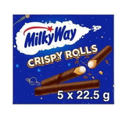 Milky Way Milk Chocolate Crispy Rolls Snack Bar 112,5g