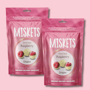 Miskets Freeze Dried Raspberry White Chocolate 80g