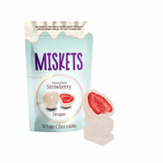 MISKETS White Chocolate Covered Freeze-Dried Raspberry 80g