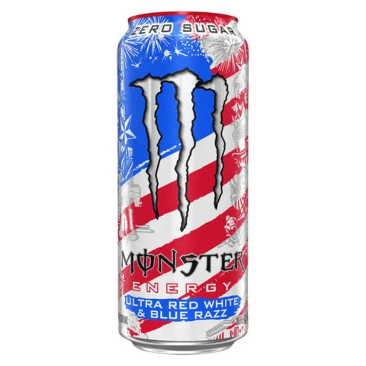 Monster Ultra Red White & Blue Razz Energy 473 ml (LIMITED!!)
