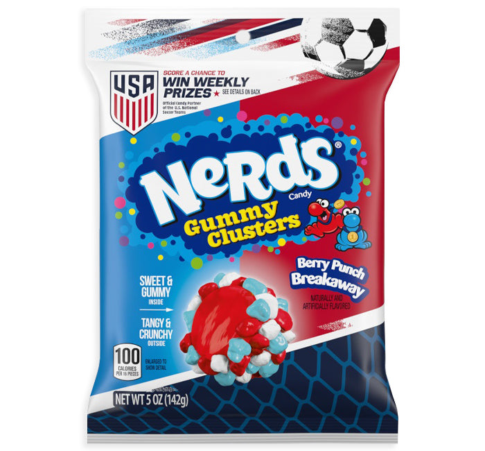 NERDS Berry Punch Rush Gummy Clusters Limited Edition 142g