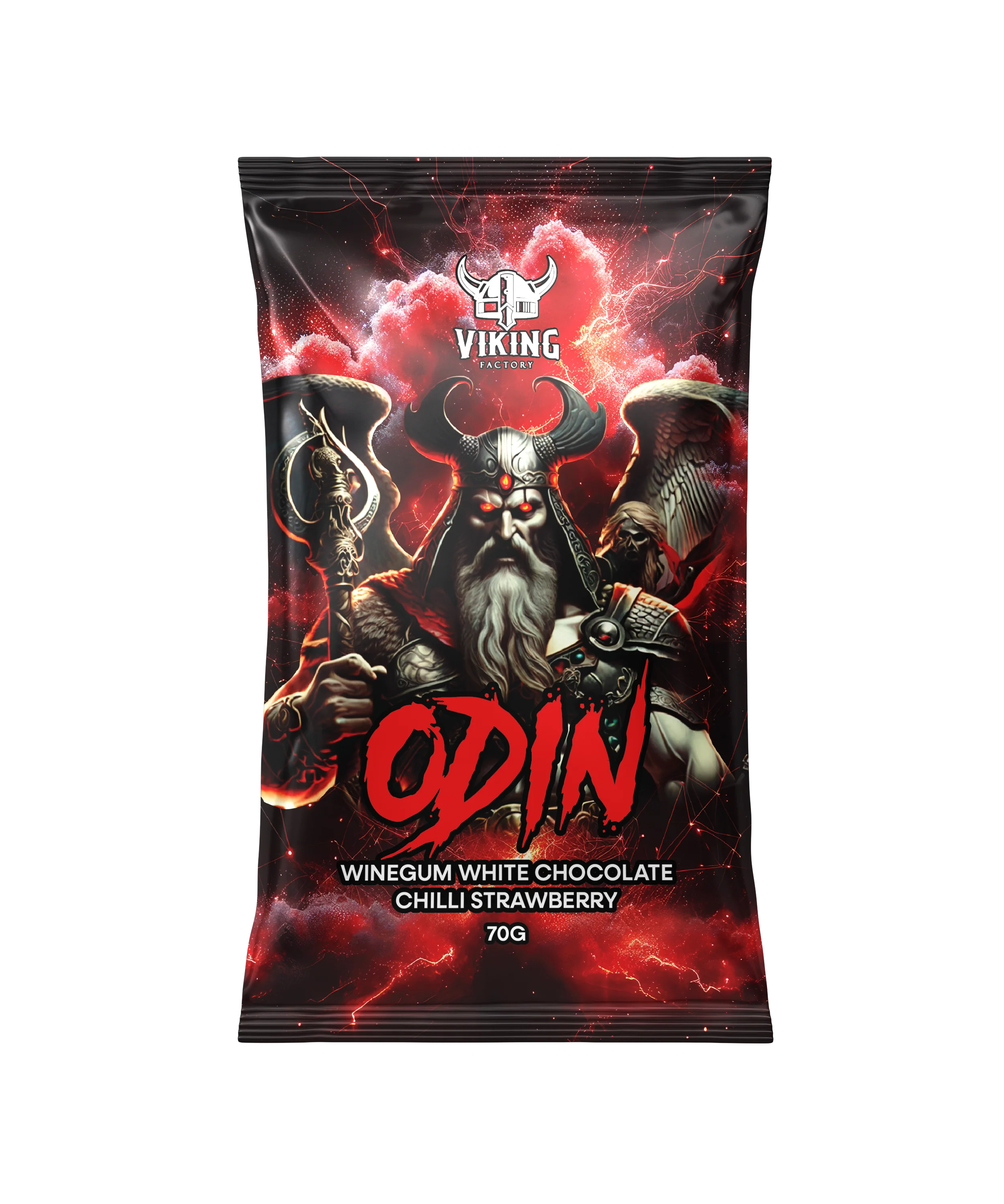 Odin Winegum White Chocolate Chili & Strawberry 70 g