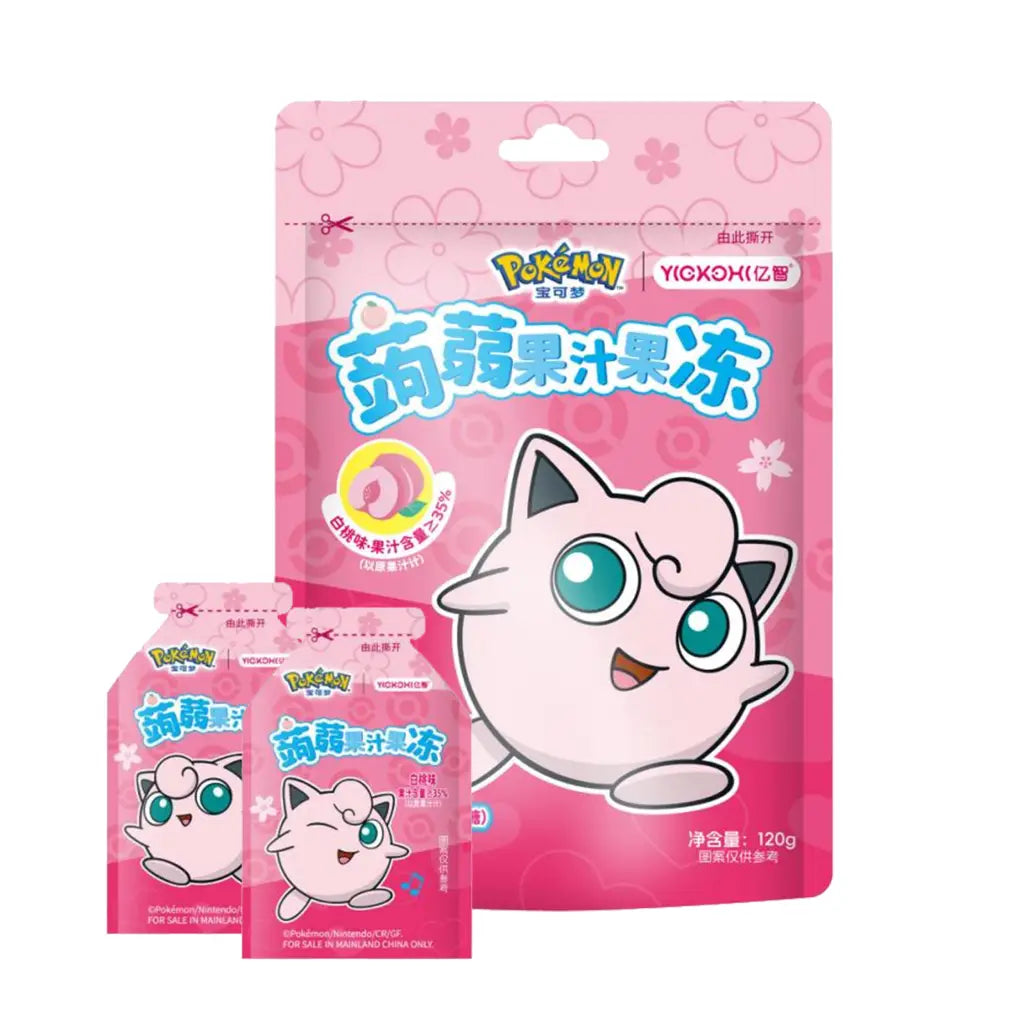 Pokémon Jelly White Peach Flavor 120g