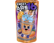 Sweet16 Passion Mango Ade Zero Sugar Korean Pouch Drink 200ml